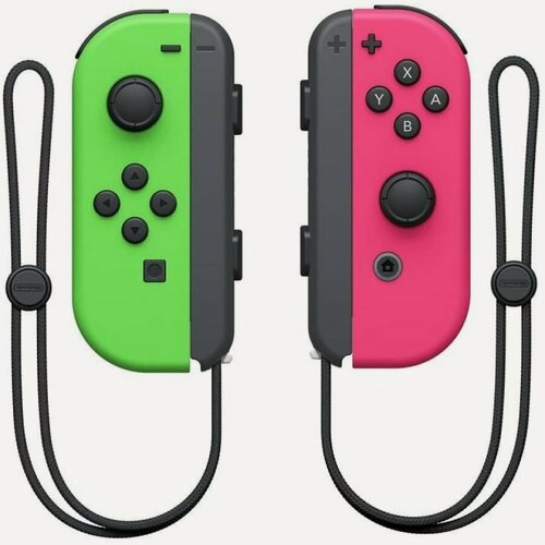 Изображение товара Набор из 2-х контроллеров Joy-Con Неоновый зеленый/Неоновый розовый Оригинал (Switch)