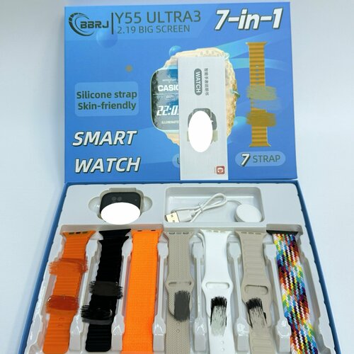 Смарт-часы Y55ULTRA3 Bluetooth серый 610₽