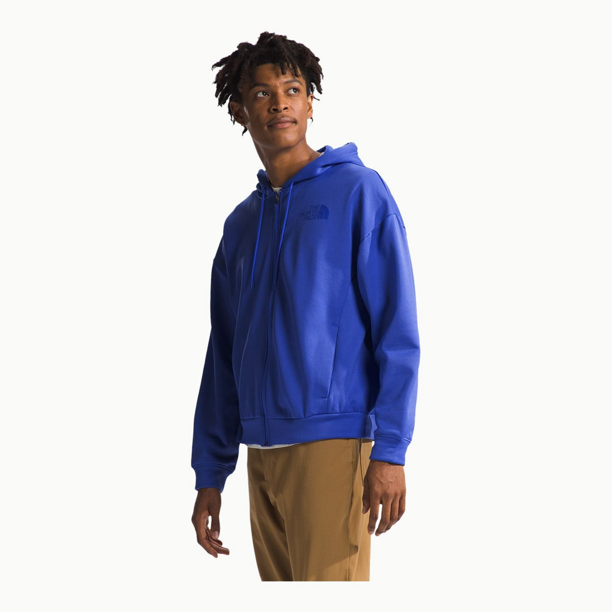 The north face fleece zip hoodie