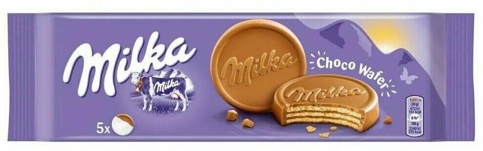 Вафля в шоколаде Milka Choco Wafer / Милка Чоко Вафер 150 гр