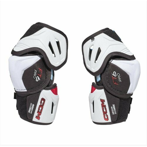 Налокотники хоккейный CCM EP JETSPEED FT6 PRO JR, юниорские , размер M (15-22 см) белый, черный