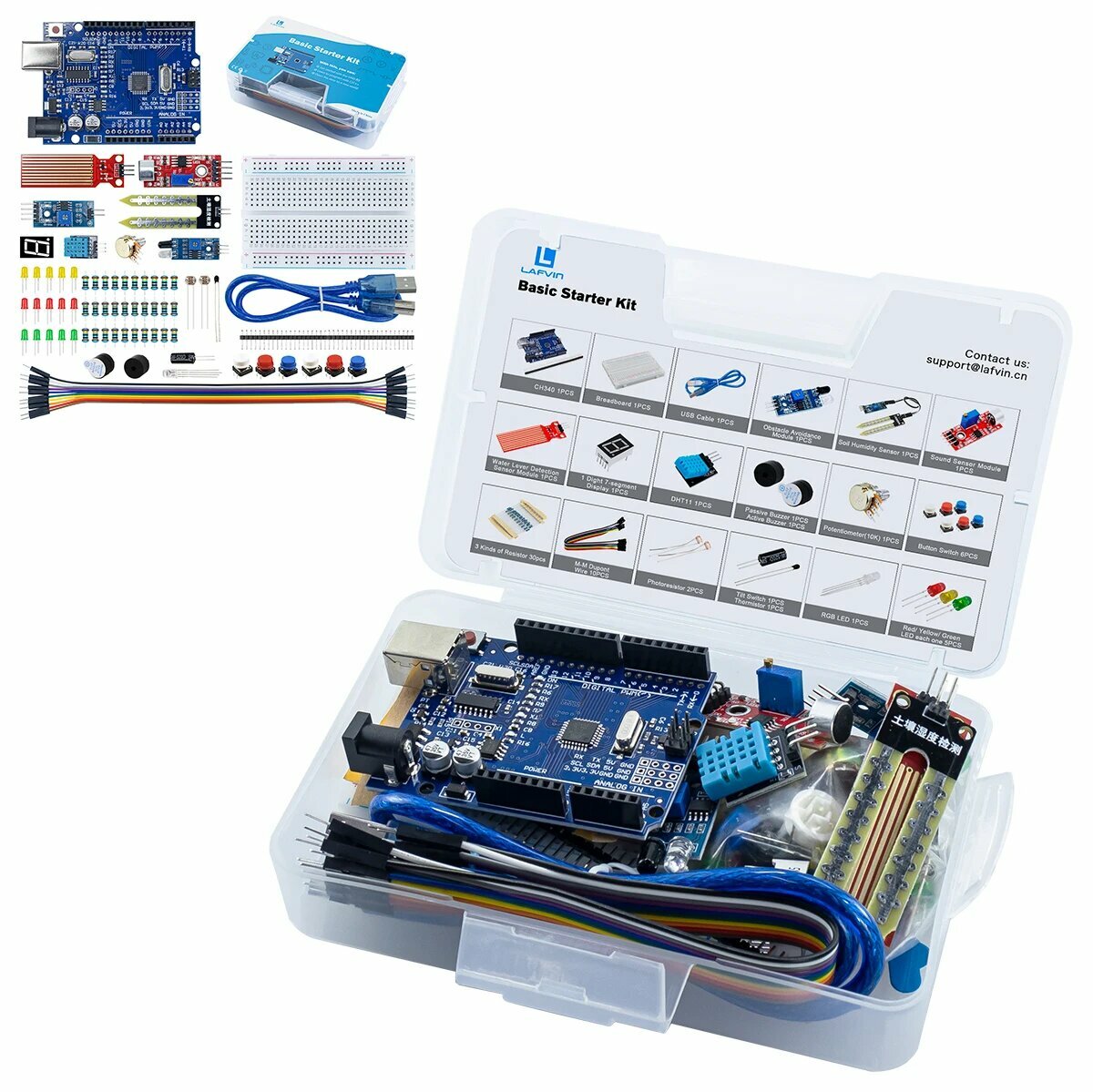 Набор для Arduino R3 Basic/Super/Ultimate Electronic DIY Kit, Ultimate Kit 03 — фото 1