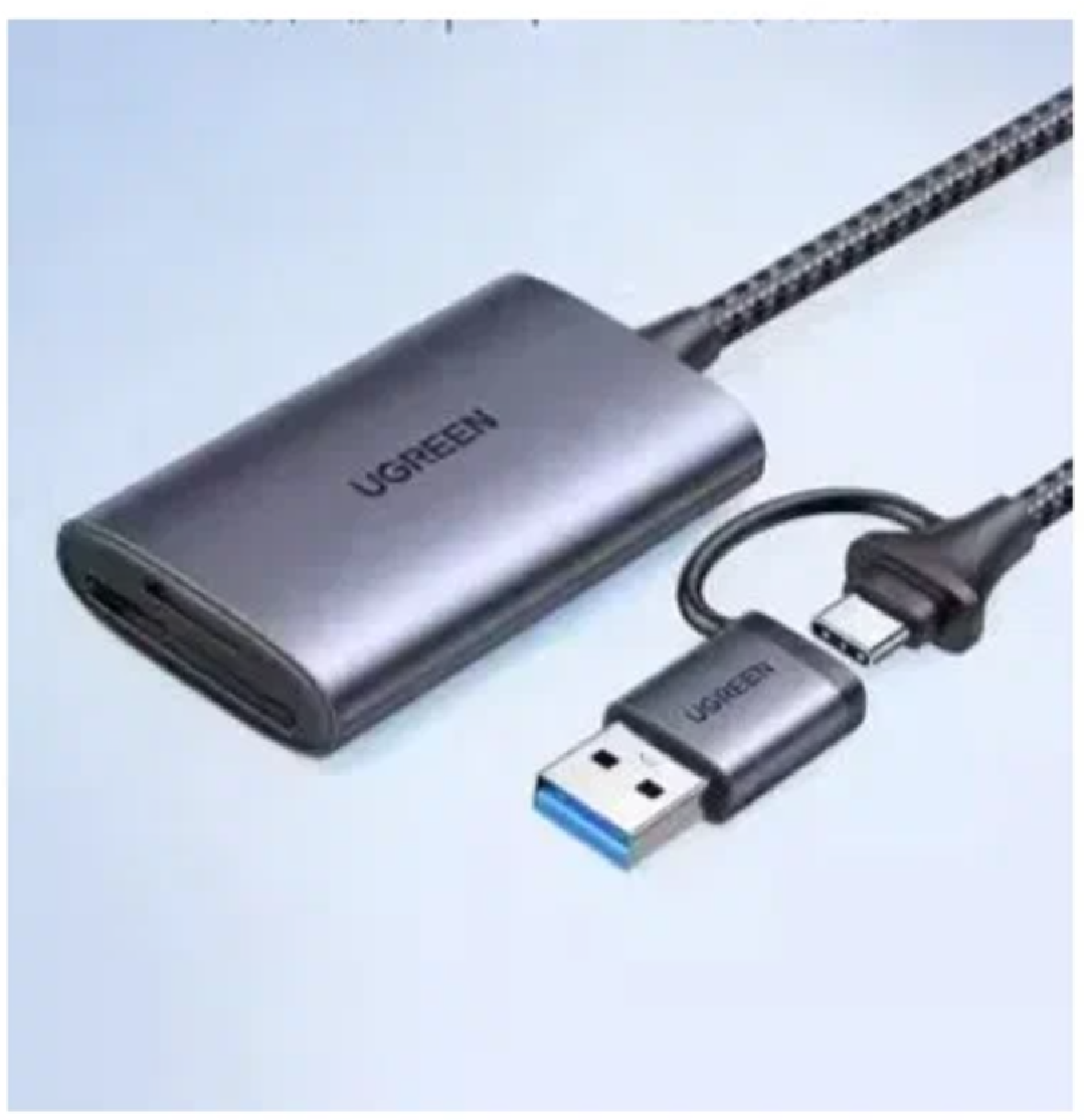 Картридер UGREEN CM401 (35148) USB-C-A to SD/TF. Memory Card Reader, серый