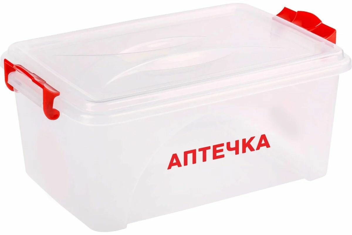 Контейнер ЗПИ Альтернатива Аптечка 75л прямоугольный с ручками М7372