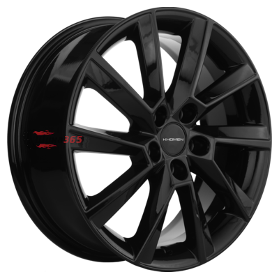 Литой колесный диск Khomen Wheels KHW1604 (Kamiq/Rapid/Scala) 6x16/5x100 ET38 D57,1 Black