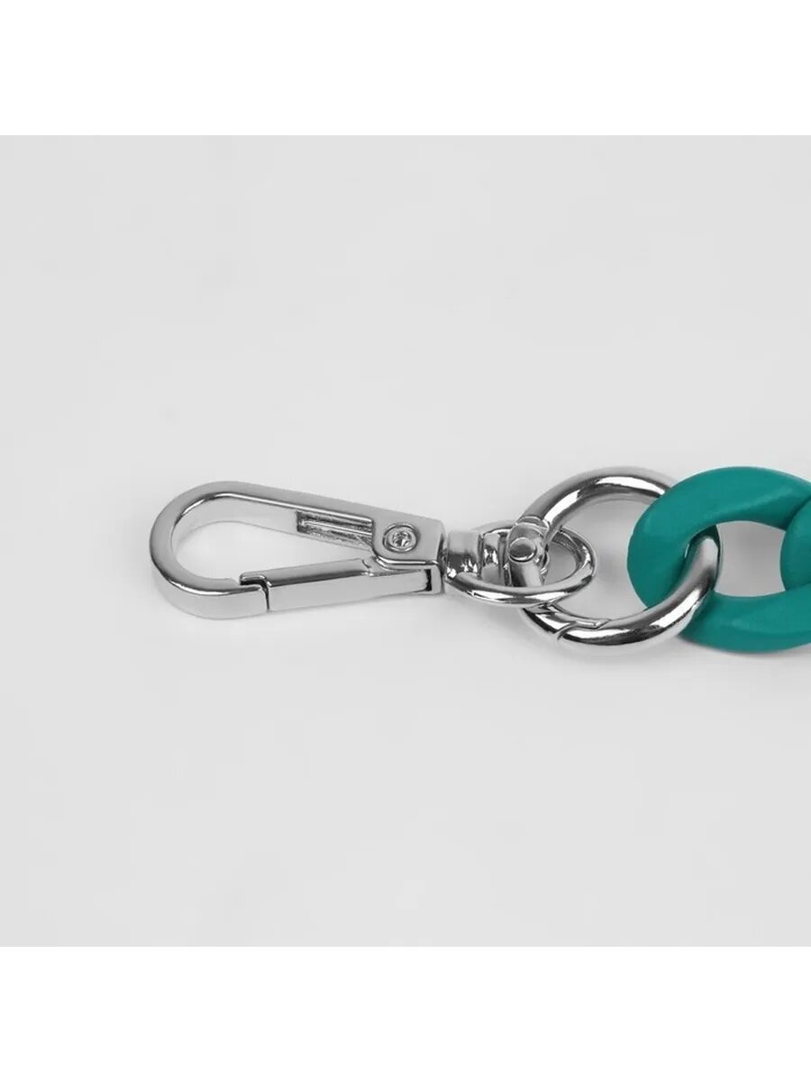 Яркая цепочка для сумки с карабинами