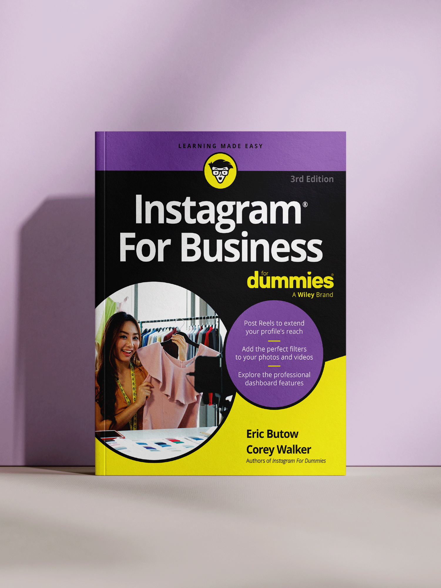 Книга "Instagram для бизнеса", для чайников, 2023 г, 304 стр.