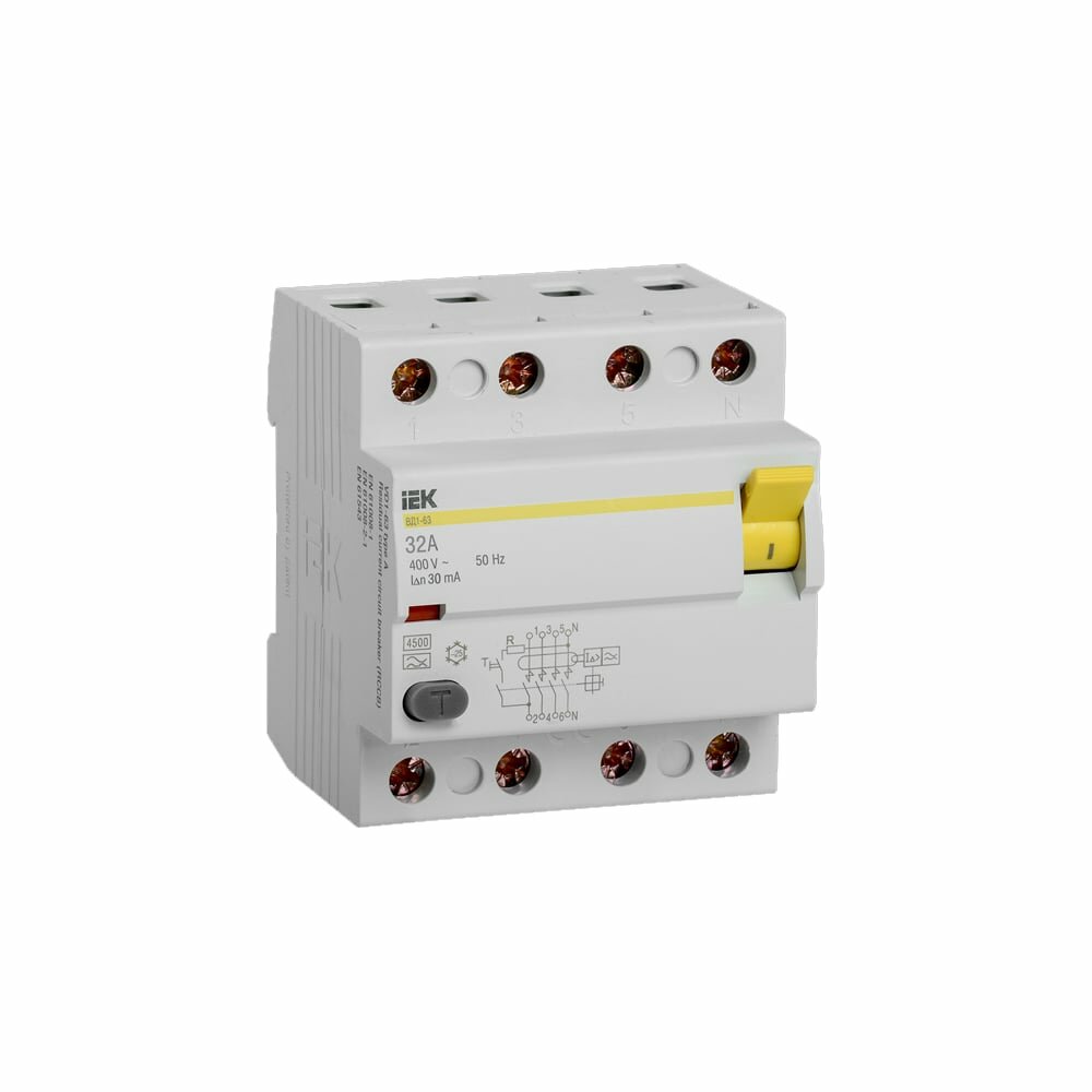 Устройство защитного отключения IEK ВД1-63