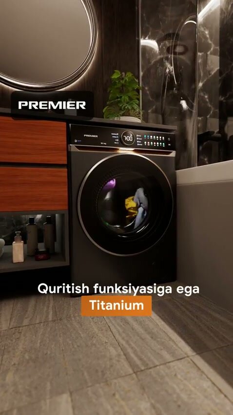 Стиральная машина Premier PRM60F1002LIN/W, инверторный двигатель, 6 кг — фото 1