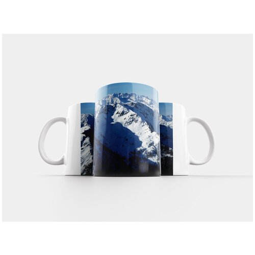 фото Кружка "гора, снег, зима" 320 мл lotsprints