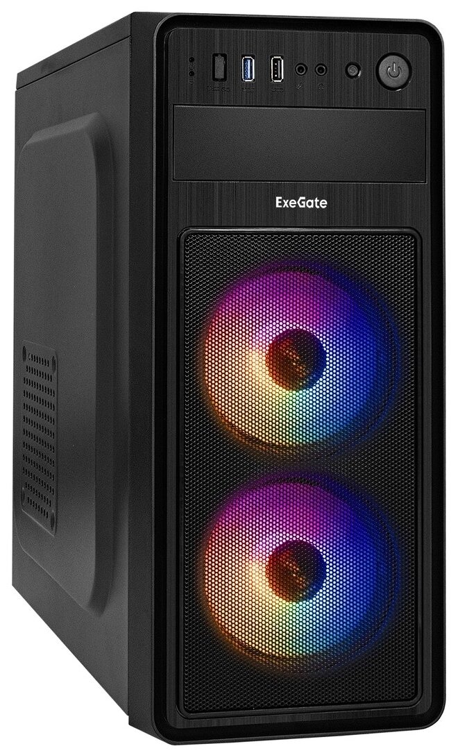 Корпус EXEGATE Miditower EVO-5017 ATX без БП EX289007RUS