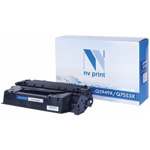 Картридж совм. NV Print Q5949X/Q7553X черный для HP LJ 1320/3390/3392/P2014/P2015/M2727, цена за штуку, 215798 картридж nv print 45807106 для oki 7000 стр черный