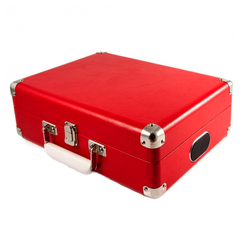 Проигрыватель виниловых пластинок Attache Case Pillarbox Red цвет красный