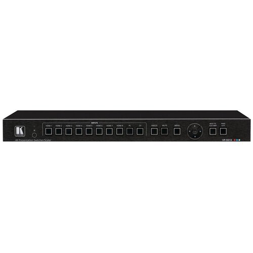 Коммутатор, масштабатор 8хHDMI, VGA, CV в HDMI и HDBaseT с аудио Kramer VP-551X