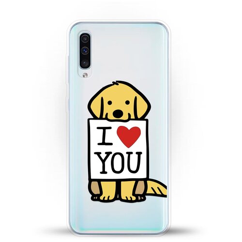 фото Силиконовый чехол верный пёс на samsung galaxy a50 andy & paul