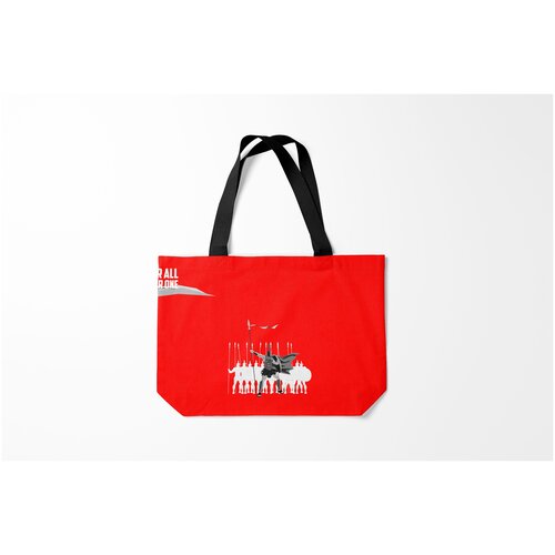 фото Сумка-шоппер / 46х35 см / футбол / разные футбольные принты one for all and burnettie