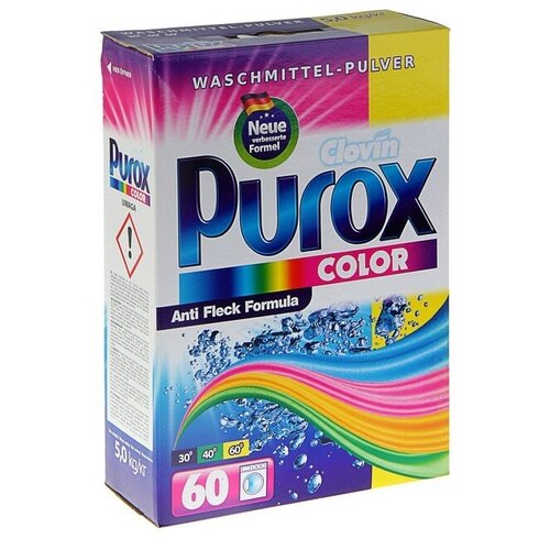 Стиральный порошок для стирки цветного белья Purox Color 5 кг Purox 881323 .