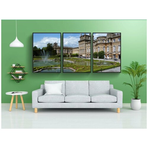 фото Набор модулных постеров для интерьера "бленхеймский дворец, черчилль, англия" 60x90 см. в тубусе, без рамки lotsprints