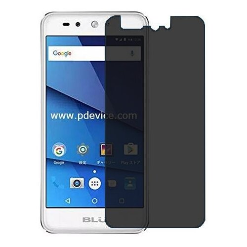 BLU Grand X LTE защитный экран пленка гидрогель конфиденциальность (силикон) Одна штука