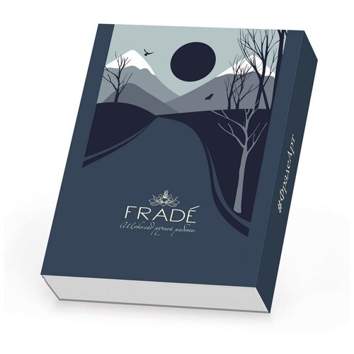 Коробка шоколадных конфет ручной работы Фраде - ФрадеАрт - Твин Пикс - Безлунная ночь - Пенал на 12 конфет