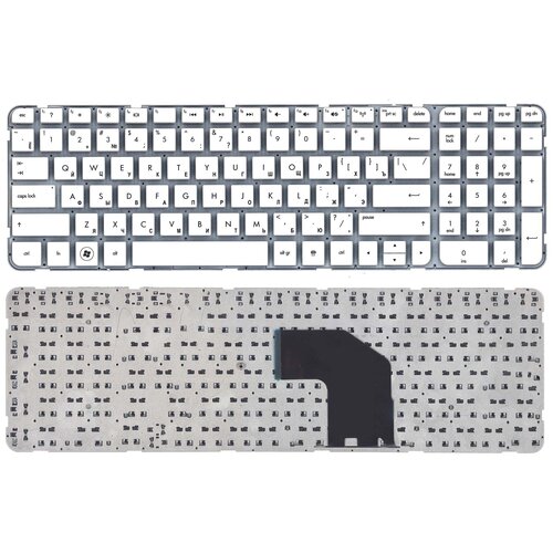 Клавиатура для ноутбука HP Pavilion G6-2000 белая без рамки поддон дно для hp pavilion g6 2000 g6 2004er g6 2137sr