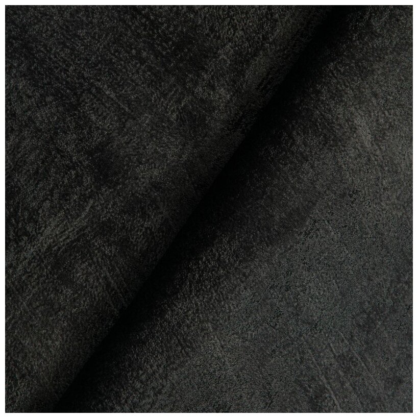 Ткань мебельная велюр BRAVO 83, темно-серый, 1 метр, для обивки мебели, перетяжки, реставрации, рукоделия, штор