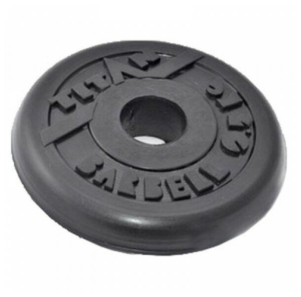 Блин обрезиненный TITAN Barbell 075 кг (d26)