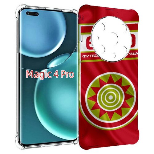 чехол mypads фк валенсия 2 для honor magic4 pro magic4 ultimate задняя панель накладка бампер Чехол MyPads фк уфа для Honor Magic4 Pro / Magic4 Ultimate задняя-панель-накладка-бампер