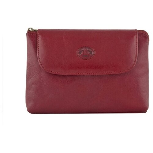 фото Женская кожаная косметичка tony perotti 331302/4 красный