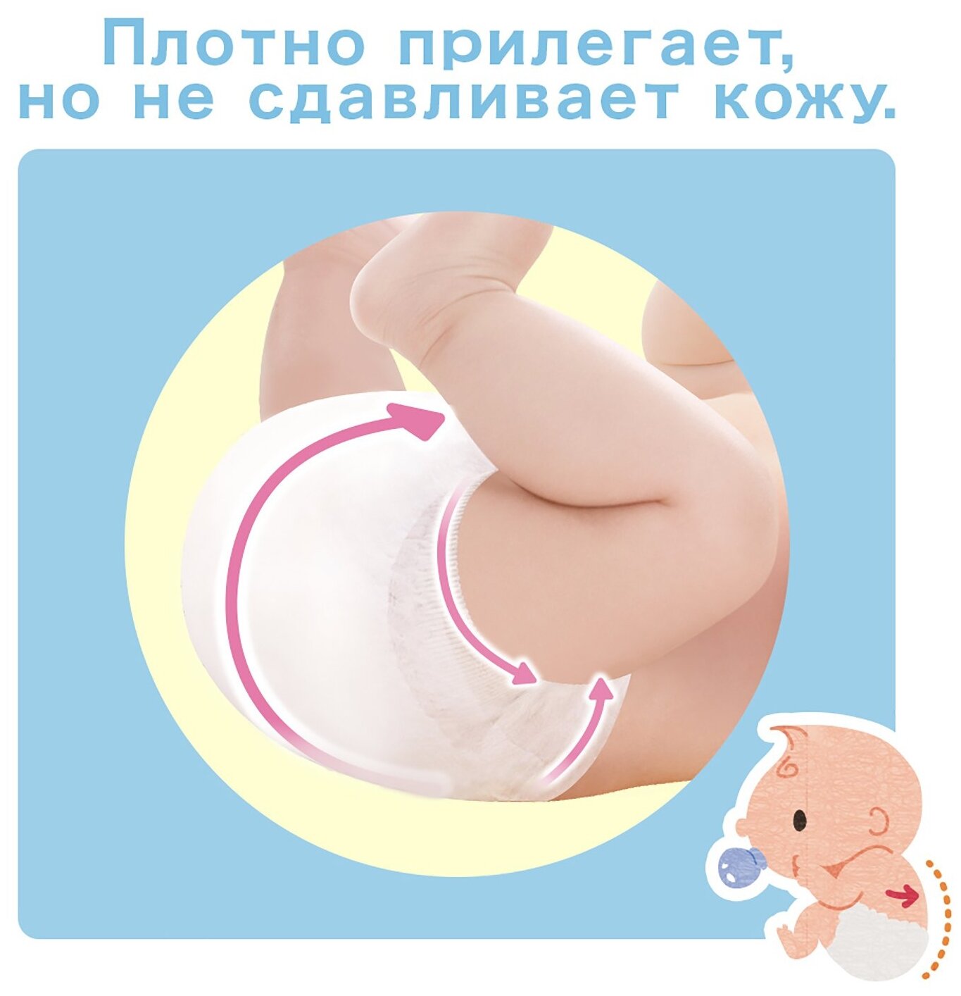 Японские подгузники Moony NB, до 5кг, 90шт. - фото №9
