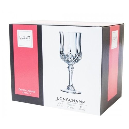 Бокал для вина «Лонгшамп» 250мл, набор 6 штук (Cristal d`Arques)
