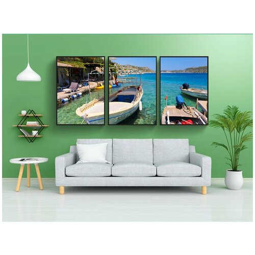 фото Набор модулных постеров для интерьера "турция, праздничный день, солнце" 60x90 см. в тубусе, без рамки lotsprints