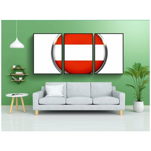 фото Набор модулных постеров для интерьера "австрия, страна, нация" 60x90 см. в тубусе, без рамки lotsprints