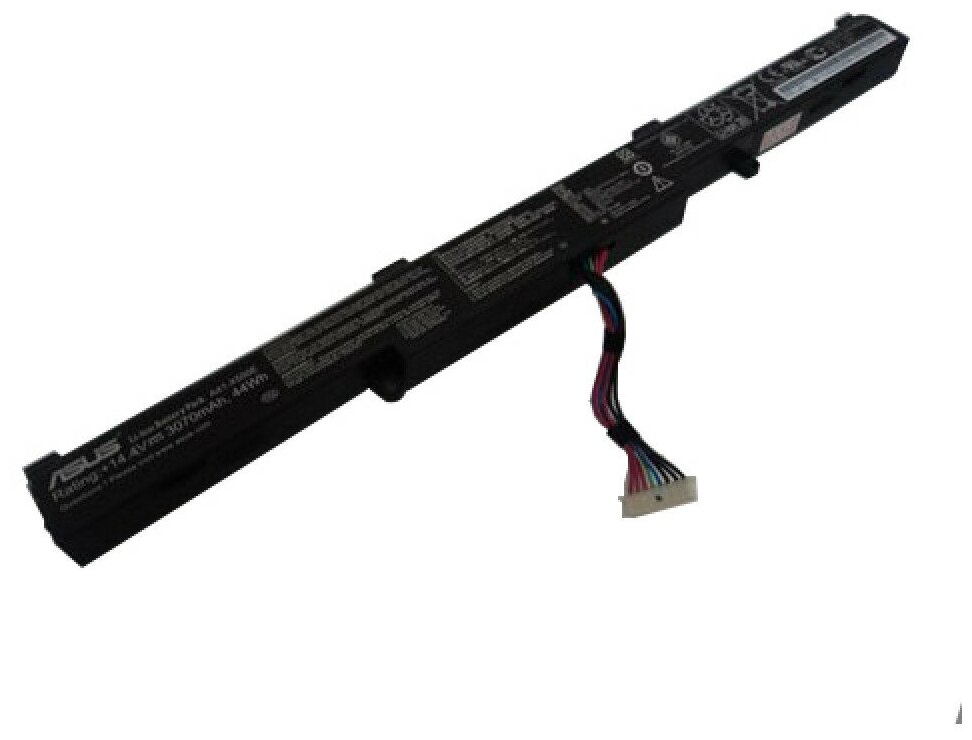 Аккумулятор (Батарея) для ноутбука Asus A41-X550E 14,4v 2500mAh, черная ORG