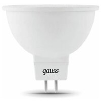 Лампа Gauss MR16 7W 600lm 3000K GU5.3 LED 101505107