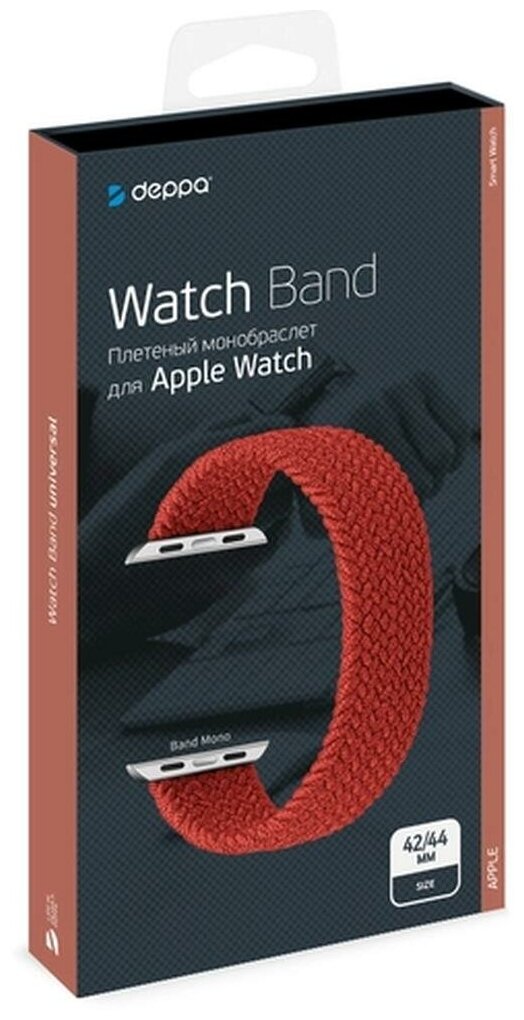 Ремешок нейлоновый для Apple Watch 42mm/44mm Deppa - фото №2