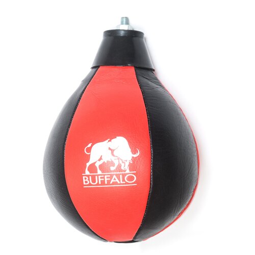 Груша скоростная Buffalo кожаная для напольной стойки Black/Red