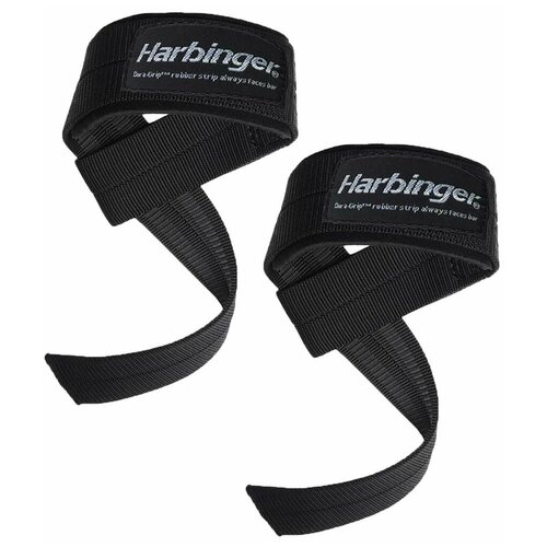 фото Мягкие ремни для тяги harbinger big grip padded, пара