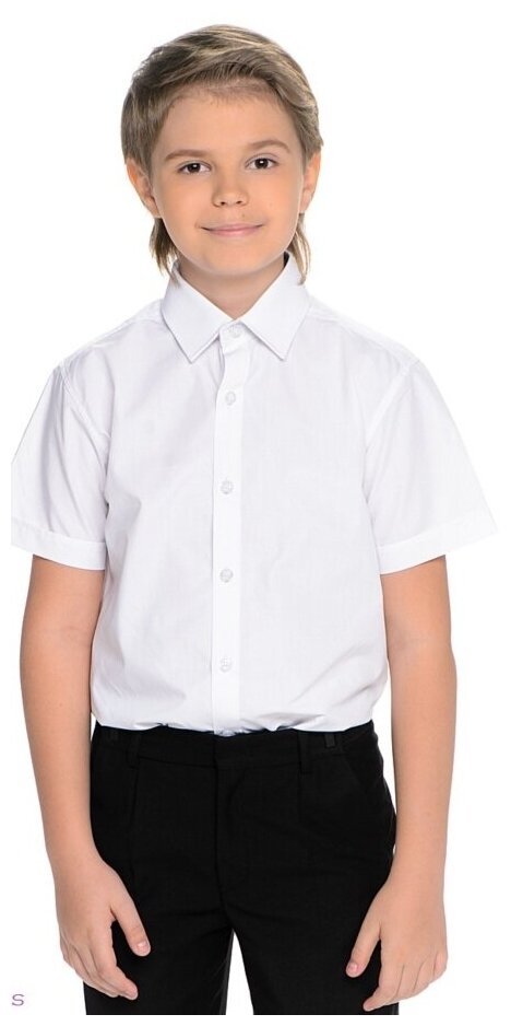 Рубашка PLATIN, размер 146-152, белый