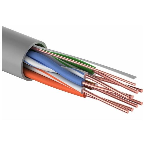 Сетевой кабель ProConnect UTP / CCA / Cat 5 4x2x0.50mm 50m 01-0043-3-50 интернет кабель витая пара utp 4pr cat5e 4х2х0 5 мм proconnect light 305 м