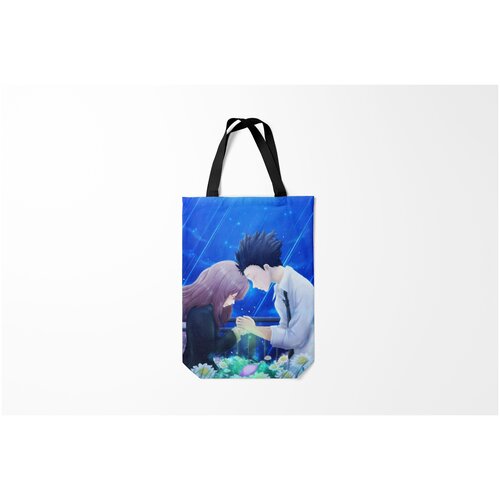 фото Сумка-шоппер / 31х42 см / аниме / секо нисимия и шоя ишида burnettie