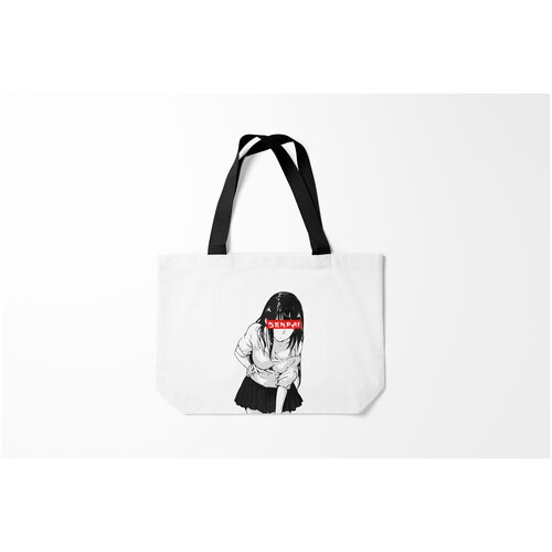 фото Сумка-шоппер / 46х35 см / аниме / senpai сенпай burnettie