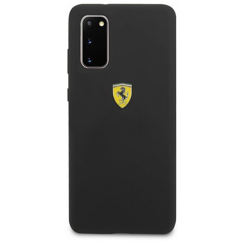 Чехол CG Mobile Ferrari On-Track Silicone case Hard для Galaxy S20, цвет Черный (FESSIHCS62BK)