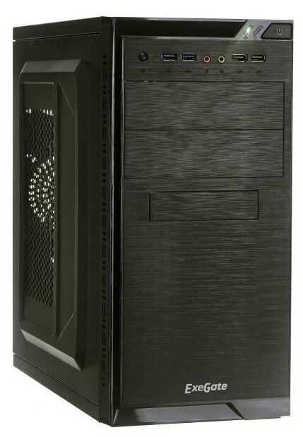 Корпус microATX Exegate QA-412U 500 Вт чёрный (EX272747RUS)