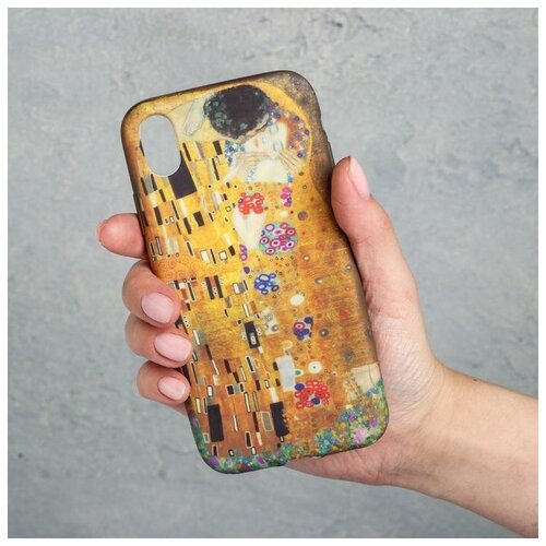 Чехол для телефона iPhone XR «Поцелуй», 7,6 х 15,1 см чехол пластиковый iphone xr 10r сердце на мраморе