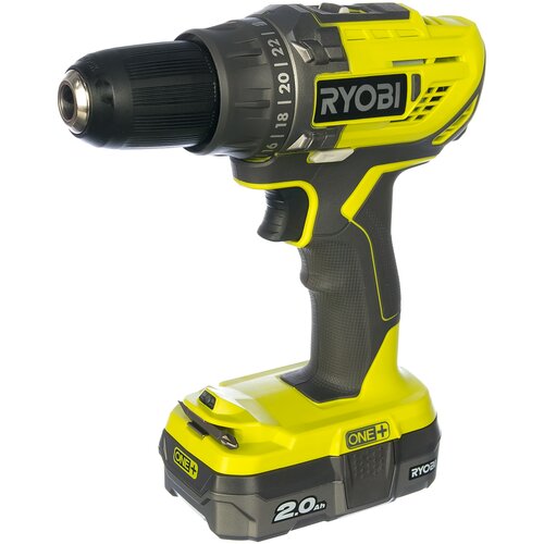 Аккумуляторная дрель-шуруповерт RYOBI R18DD3-220S дрель шуруповёрт brait bcd20ssbl