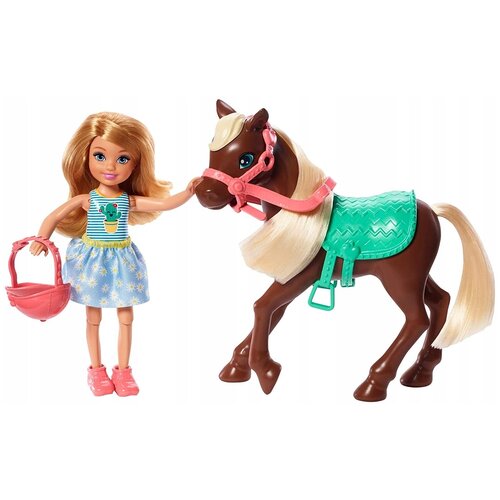 Игровой набор Barbie Кукла Челси и Пони