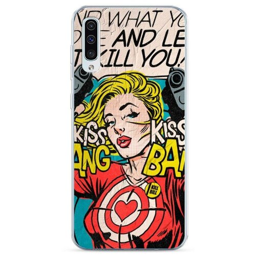 фото Силиконовый чехол "kiss and bang" на samsung galaxy a30s / самсунг гэлакси а30s case place