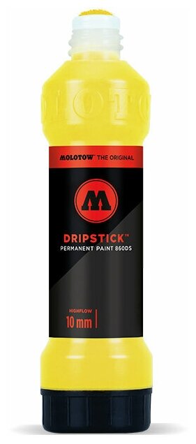 Маркер Molotow Dripstick Permanent Paint 860 DS желтый