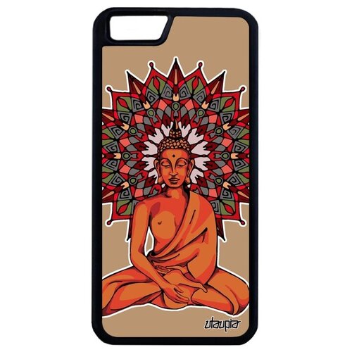 фото Необычный чехол на смартфон // iphone 6 plus // "будда" азия статуя, utaupia, оранжевый